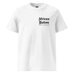 T-shirt unisexe blanc - AFRICAN NATION - BLACK LEGACY STREETWEAR