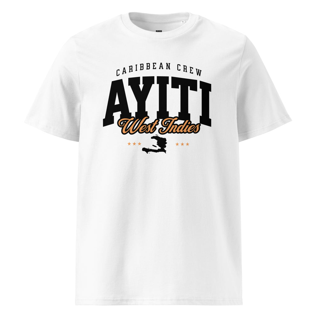 T-SHIRT BLANC UNISEXE AYITI WEST INDIES - BLACK LEGACY STREETWEAR