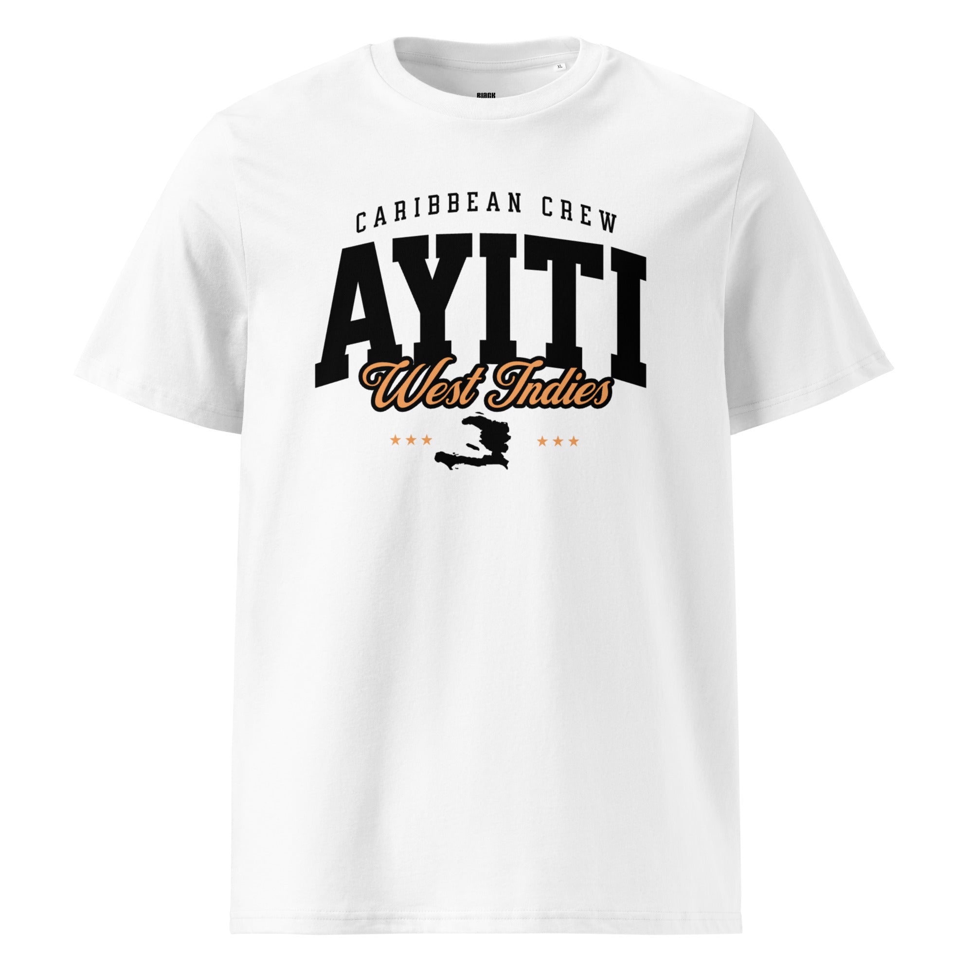 T-SHIRT BLANC UNISEXE AYITI WEST INDIES - BLACK LEGACY STREETWEAR