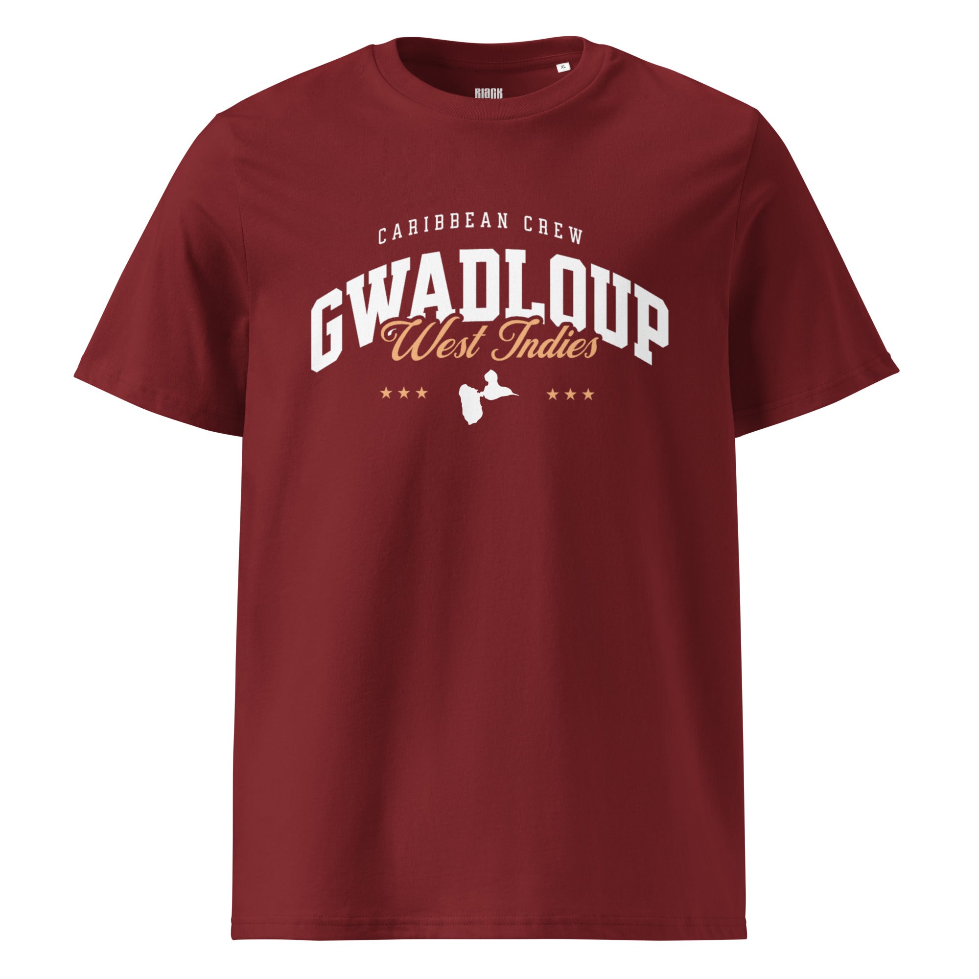 T-SHIRT MARINE UNISEXE GWADLOUP WEST INDIES - BLACK LEGACY STREETWEAR