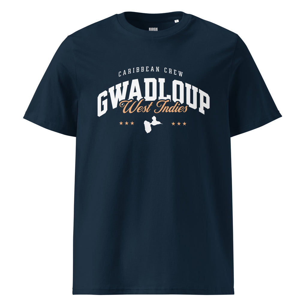 T-SHIRT MARINE UNISEXE GWADLOUP WEST INDIES - BLACK LEGACY STREETWEAR