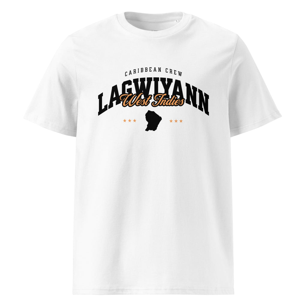 T-SHIRT BLANC UNISEXE LAGWIYANN WEST INDIES - BLACK LEGACY STREETWEAR