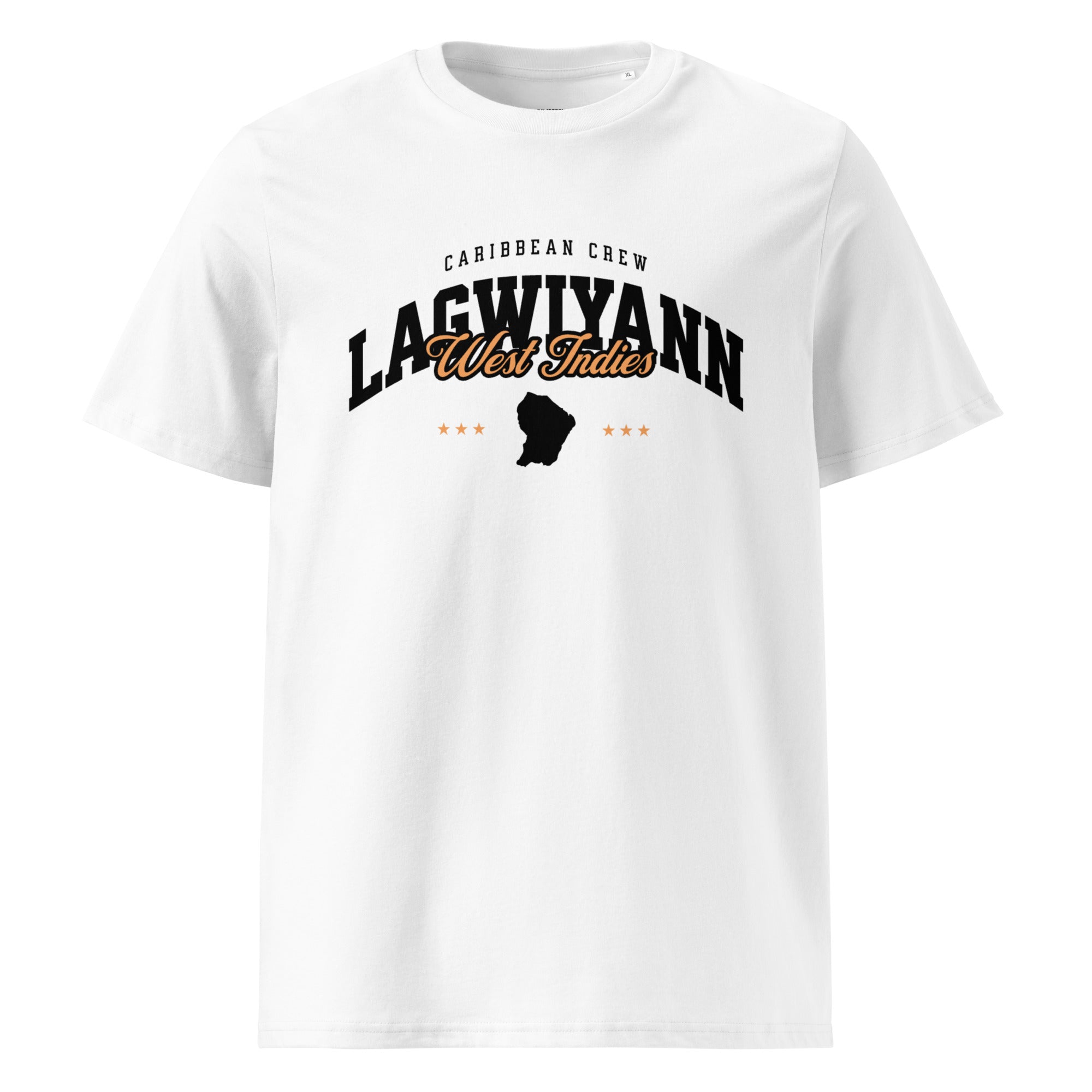T-SHIRT BLANC UNISEXE LAGWIYANN WEST INDIES - BLACK LEGACY STREETWEAR