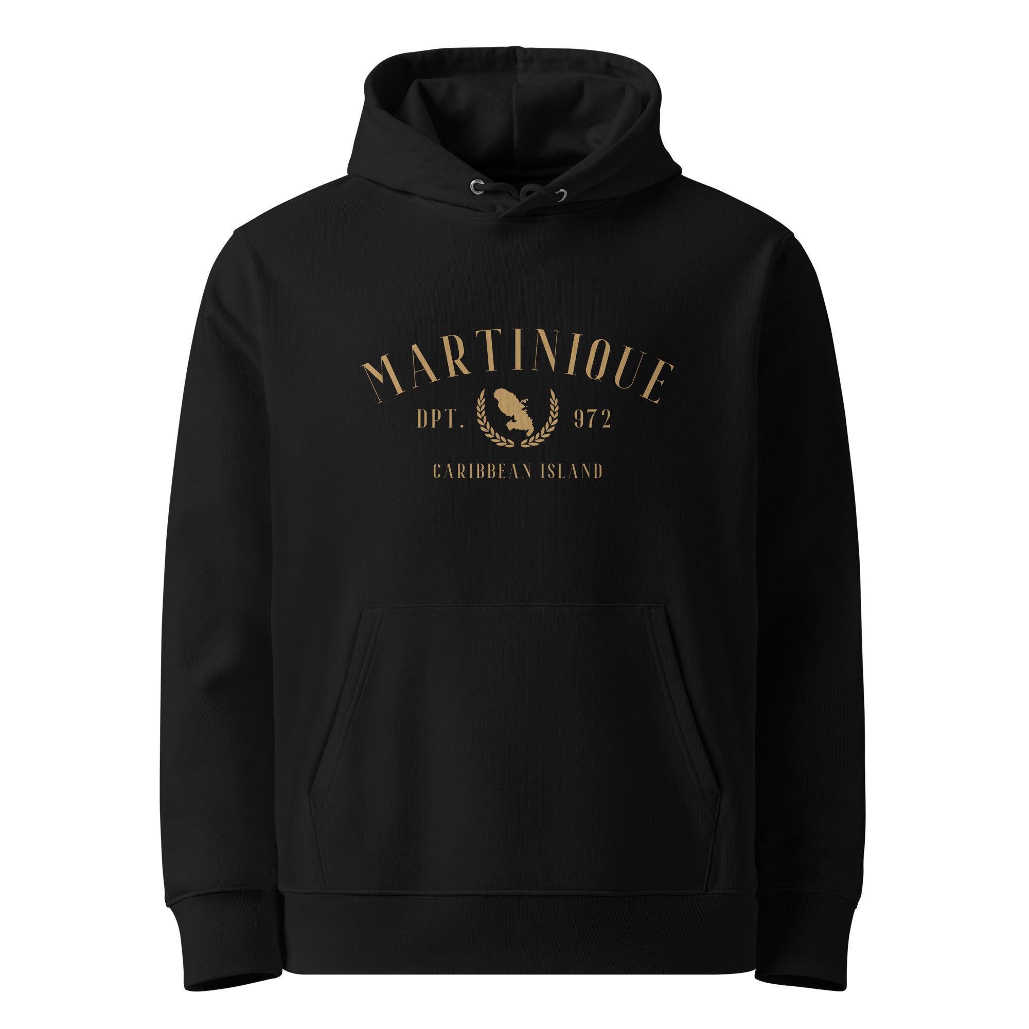 HOODIE NOIR UNISEXE MARTINIQUE IVY LEAGUE - BLACK LEGACY STREETWEAR
