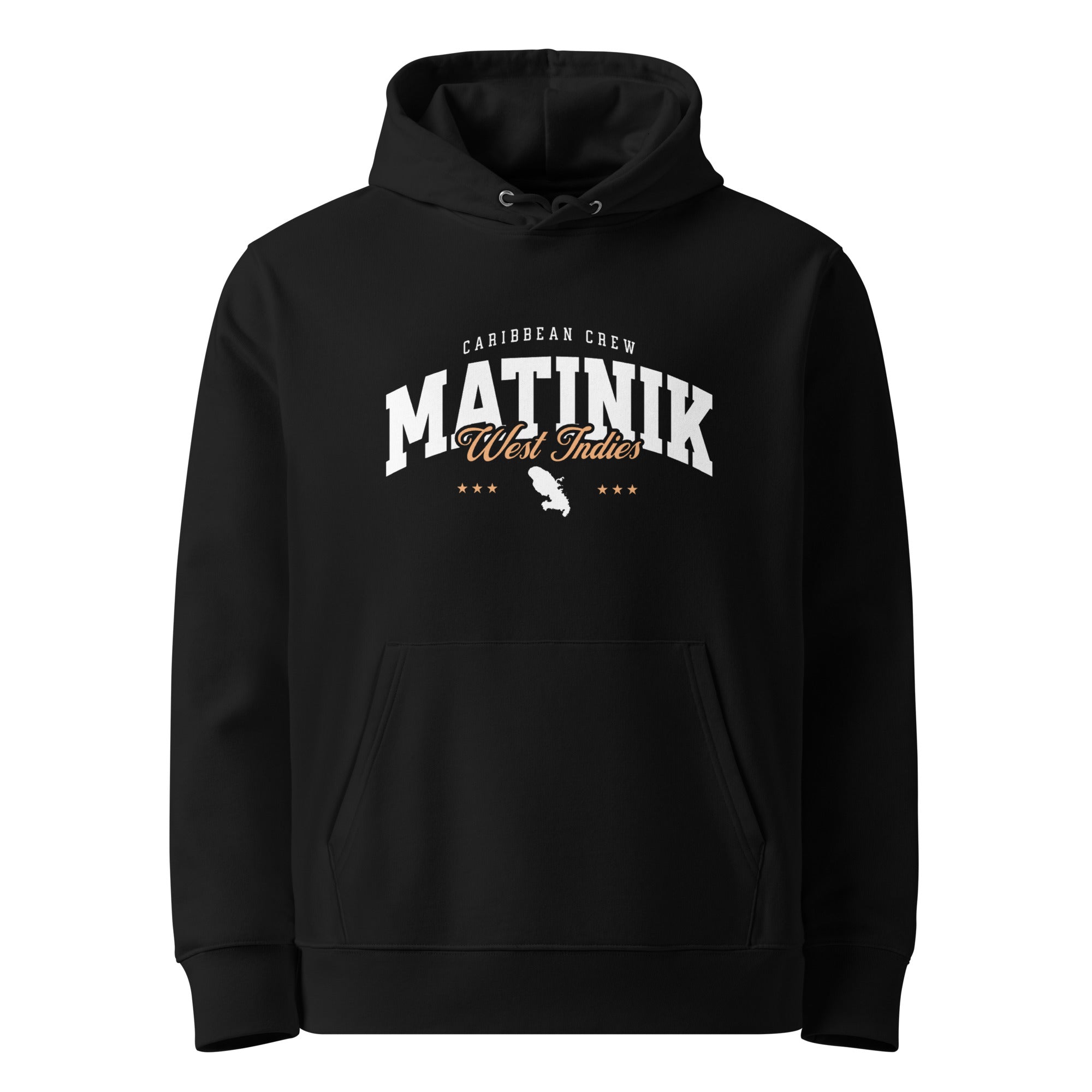 HOODIE NOIR UNISEXE MATINIK WEST INDIES - BLACK LEGACY STREETWEAR
