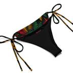 Bikini à cordon - Palmier Tropical - BLACK LEGACY STREETWEAR