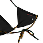 Bikini à cordon - Palmier Tropical - BLACK LEGACY STREETWEAR