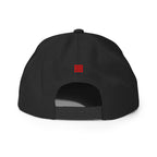 CASQUETTE SNAPBACK GWADININA - DRAPEAU GUADELOUPE - DRAPEAU MARTINIQUE - BRODERIE 3D PUFFY NOIRE - BLACK LEGACY STREETWEAR
