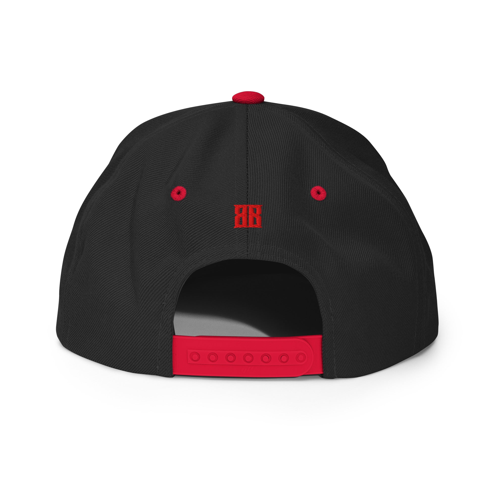 CASQUETTE SNAPBACK GWADININA - DRAPEAU GUADELOUPE - DRAPEAU MARTINIQUE - BRODERIE 3D PUFFY NOIRE/ROUGE - BLACK LEGACY STREETWEAR