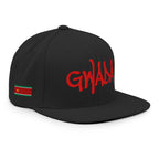 Casquette Snapback - GWADA - DRAPEAU GUADELOUPE - BLACK LEGACY STREETWEAR