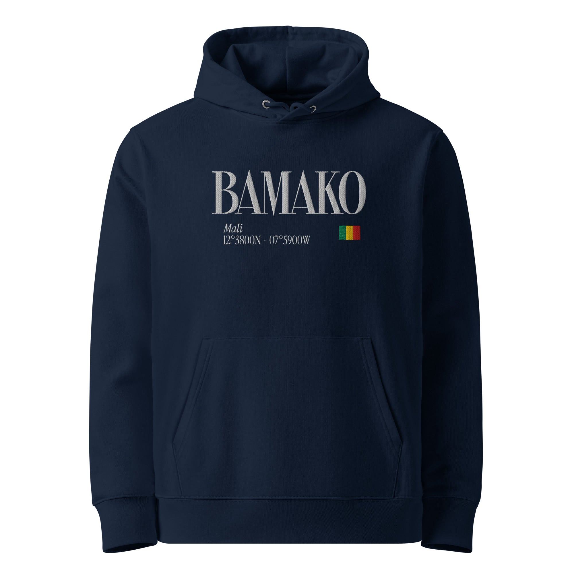Sweat à capuche unisexe - BAMAKO BRODÉ - BLACK LEGACY STREETWEAR