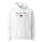 Sweat à capuche unisexe - DRAPEAU GUADELOUPE - BRODERIE - BLACK LEGACY STREETWEAR