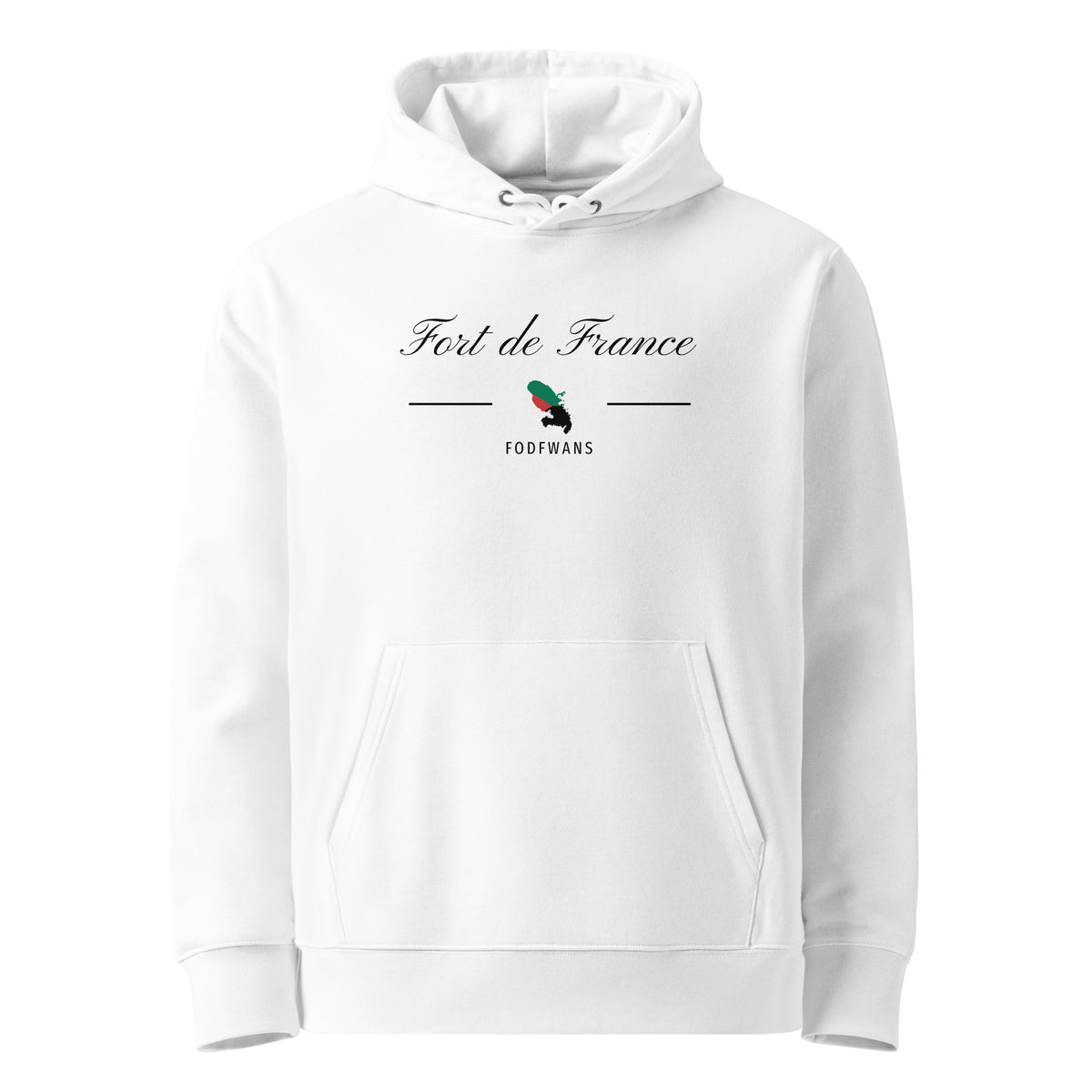 Sweat à capuche unisexe - DRAPEAU MARTINIQUE - BLACK LEGACY STREETWEAR