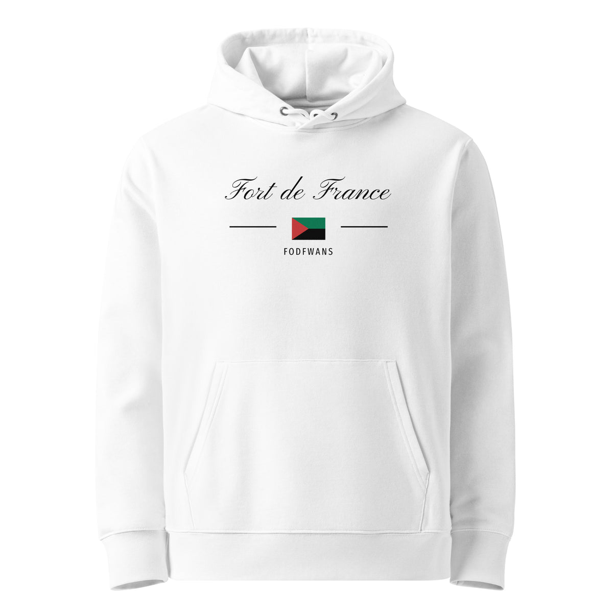 Sweat à capuche unisexe - DRAPEAU MARTINIQUE - BLACK LEGACY STREETWEAR
