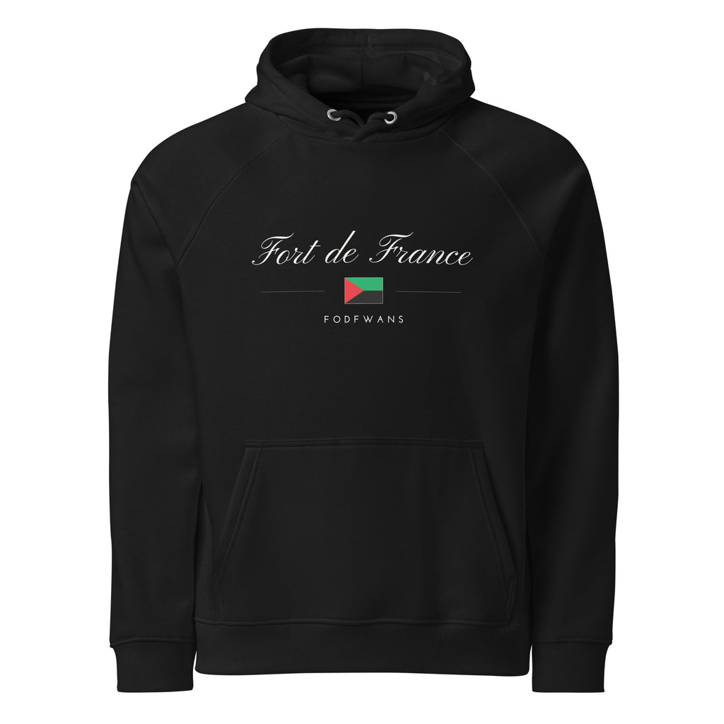 Sweat à capuche unisexe - FORT DE FRANCE - FODFWANS BLACK LEGACY STREETWEAR