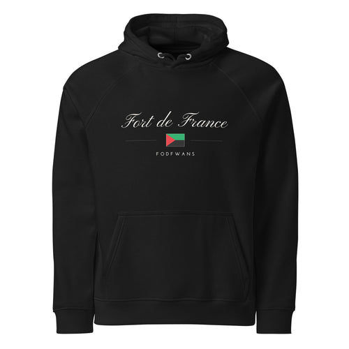 Sweat à capuche unisexe - FORT DE FRANCE - FODFWANS BLACK LEGACY STREETWEAR