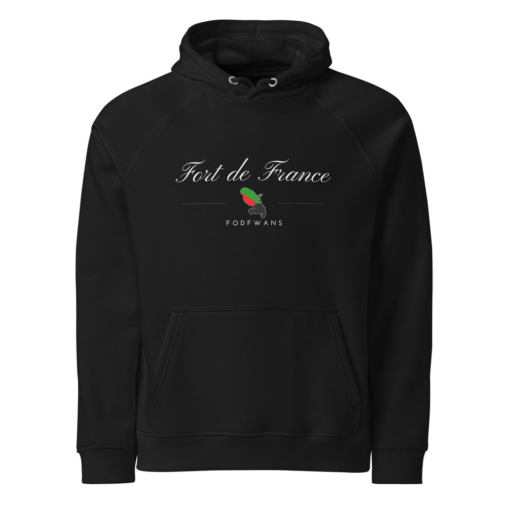 Sweat à capuche unisexe - FORT DE FRANCE - FODFWANS BLACK LEGACY STREETWEAR
