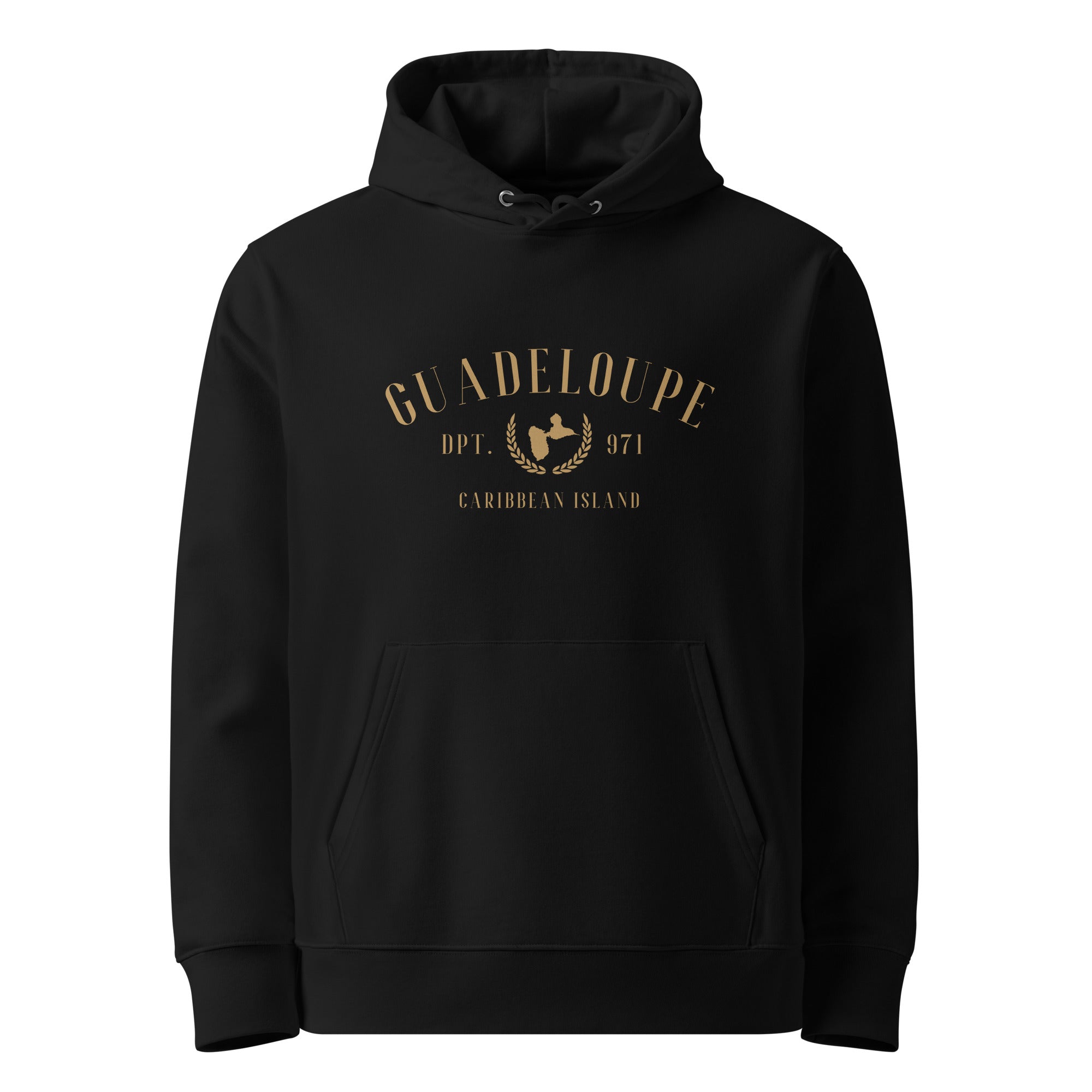 Sweat à capuche unisexe - GUADELOUPE 971 CARIBBEAN ISLAND - BLACK LEGACY STREETWEAR