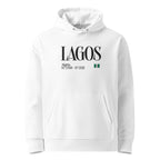 Sweat à capuche unisexe - LAGOS BRODÉ - BLACK LEGACY STREETWEAR