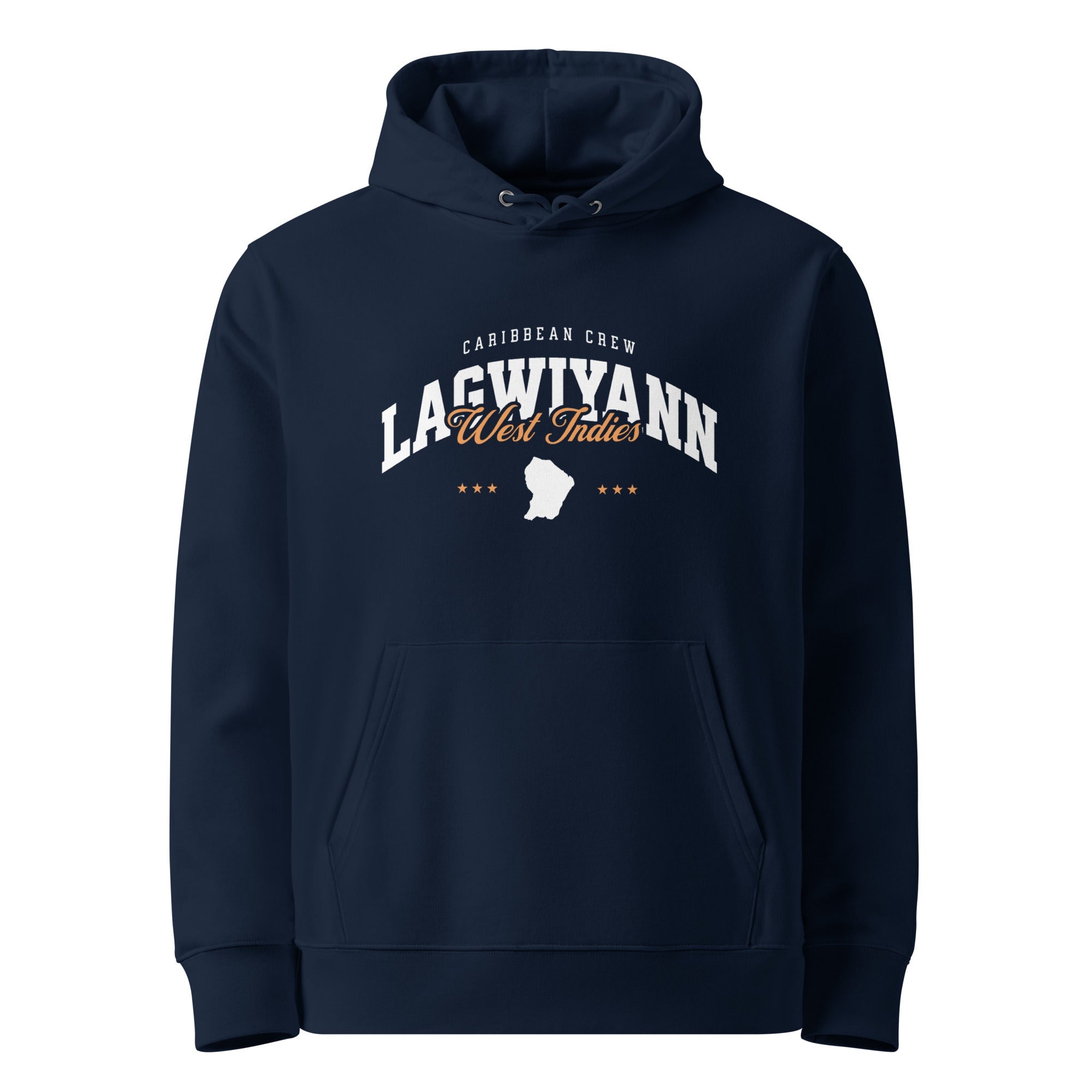 Sweat à capuche unisexe - LAGWIYANN WEST INDIES - BLACK LEGACY STREETWEAR