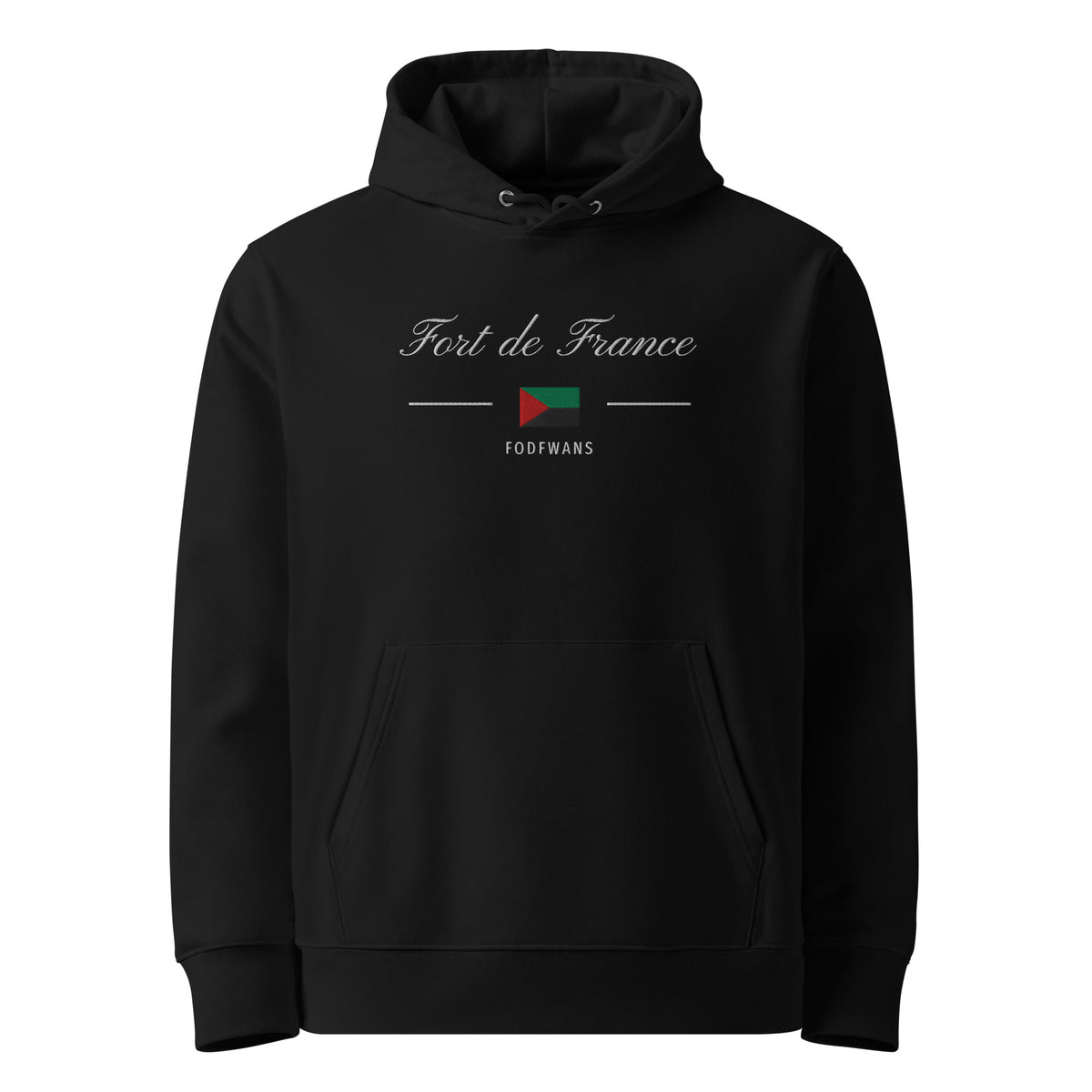 Sweat à capuche unisexe - DRAPEAU MARTINIQUE - BLACK LEGACY STREETWEAR