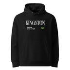 SWEAT À CAPUCHE UNISEXE - KINGSTON - DRAPEAU JAMAIQUE - BLACK LEGACY STREETWEAR