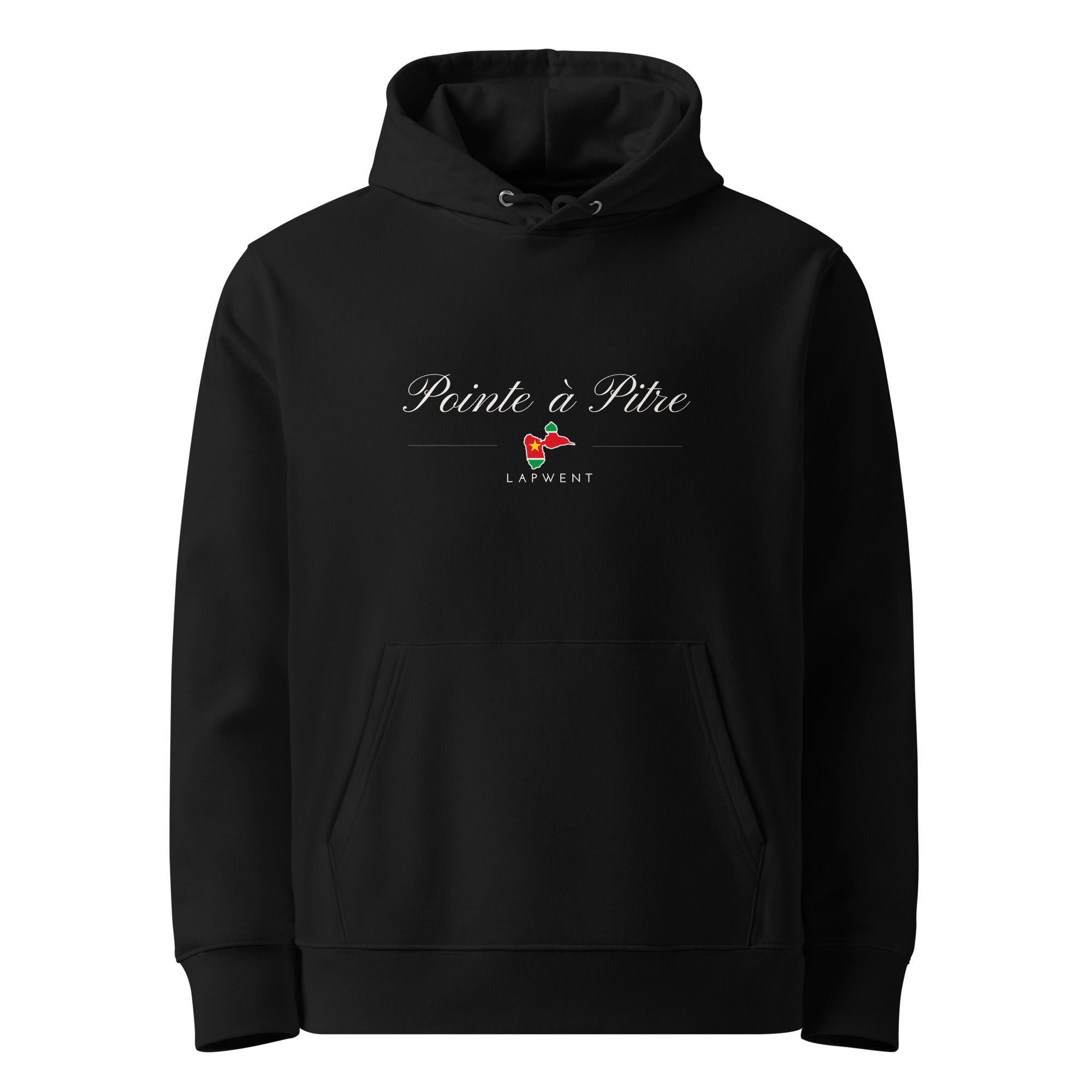 Sweat à capuche unisexe - POINTE À PITRE - LAPWENT - BLACK LEGACY STREETWEAR