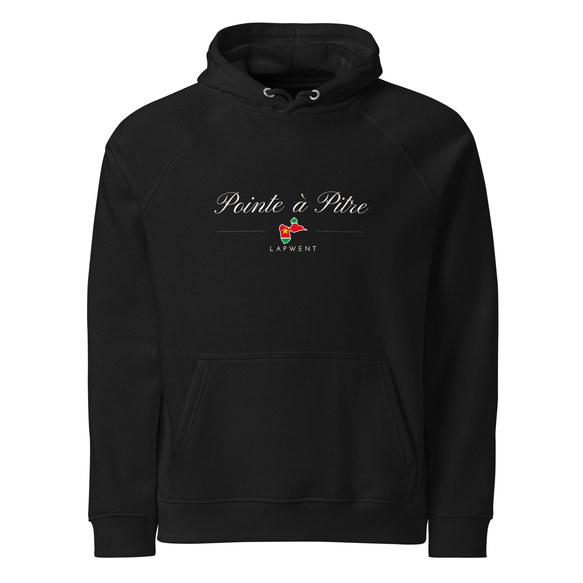 Sweat à capuche unisexe - POINTE À PITRE - LAPWENT - BLACK LEGACY STREETWEAR