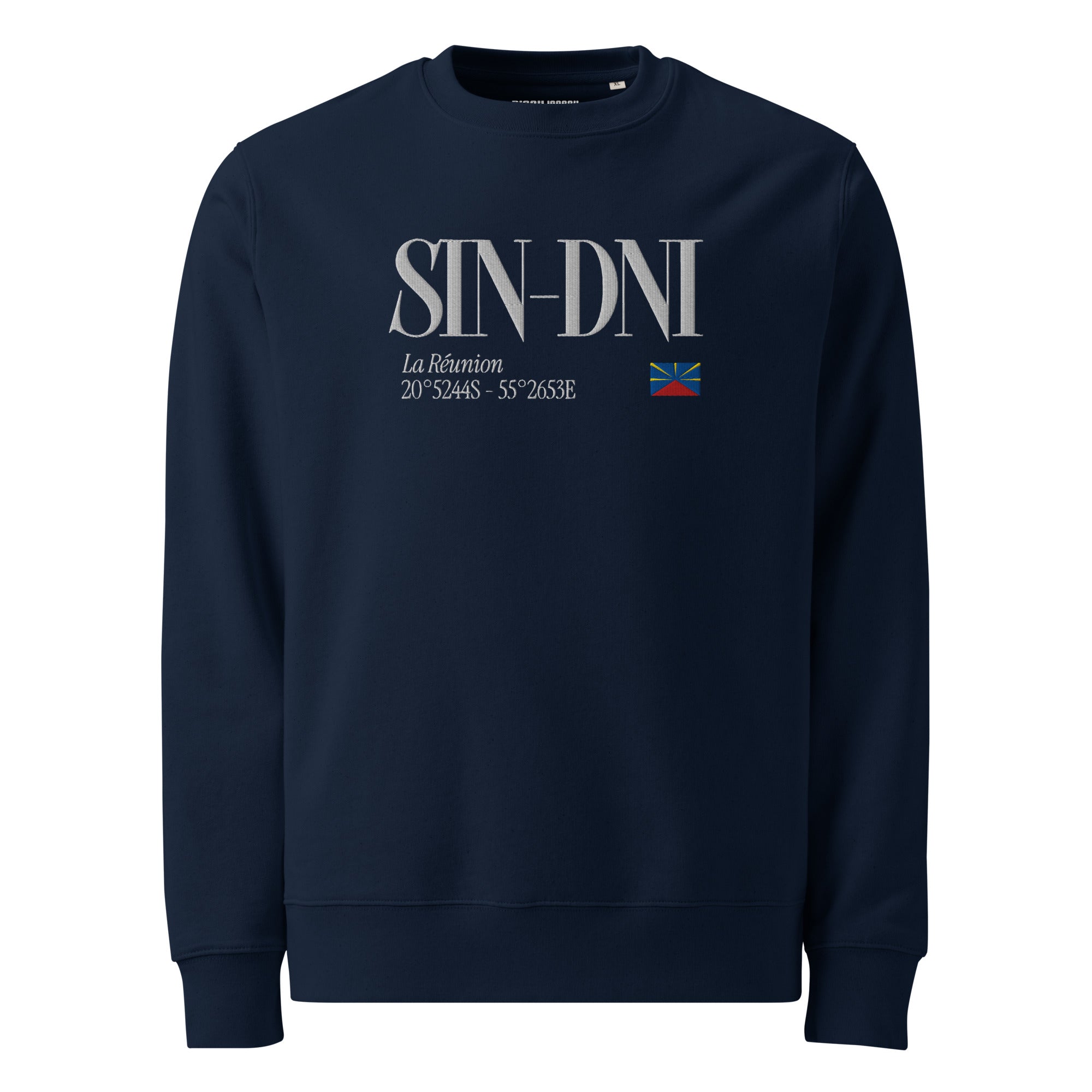 SWEATSHIRT UNISEXE - SIN - DNI BRODÉ - BLACK LEGACY STREETWEAR