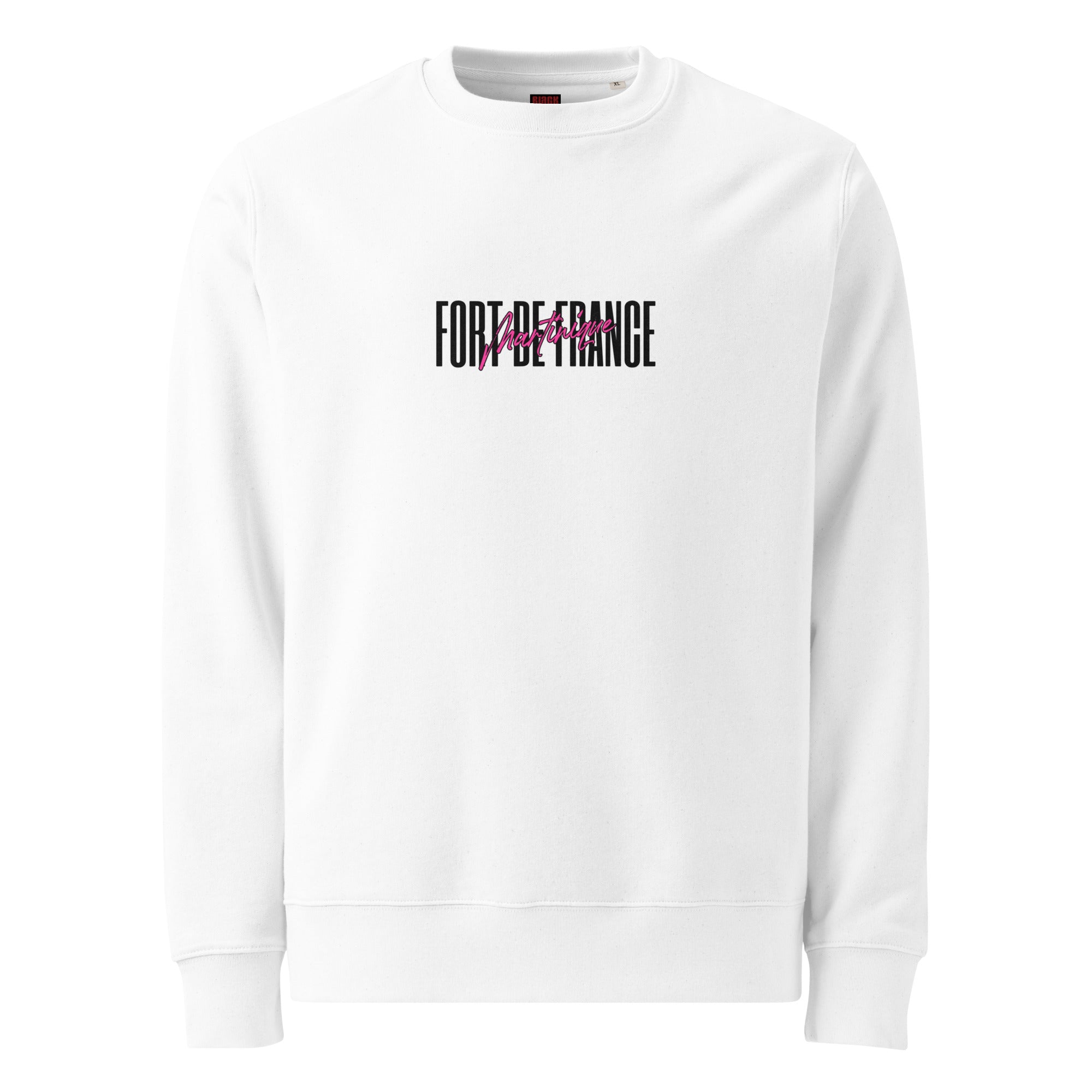 Sweatshirt unisexe - FORT DE FRANCE FLUO - BLACK LEGACY STREETWEAR