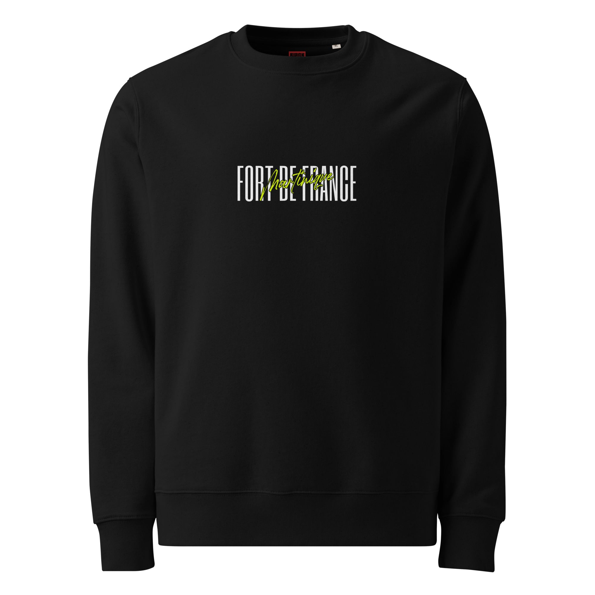 Sweatshirt unisexe - FORT DE FRANCE FLUO - BLACK LEGACY STREETWEAR