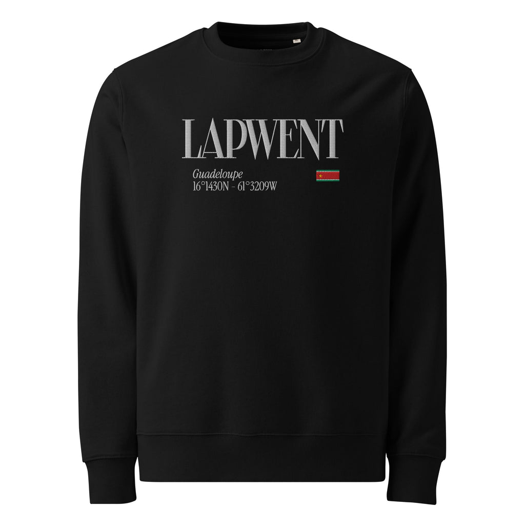 Sweatshirt unisexe - LAPWENT BRODÉ - BLACK LEGACY STREETWEAR