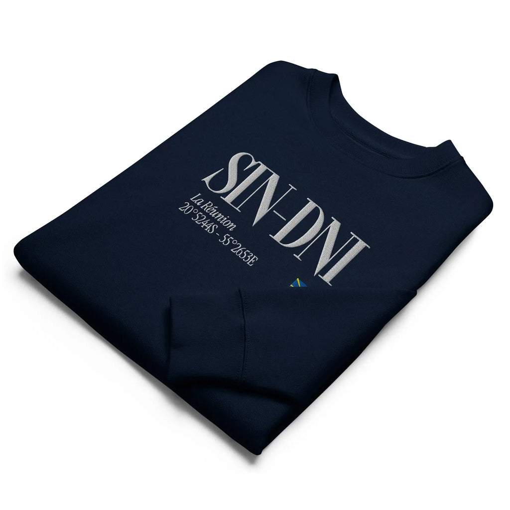 SWEATSHIRT UNISEXE - SIN - DNI BRODÉ - BLACK LEGACY STREETWEAR