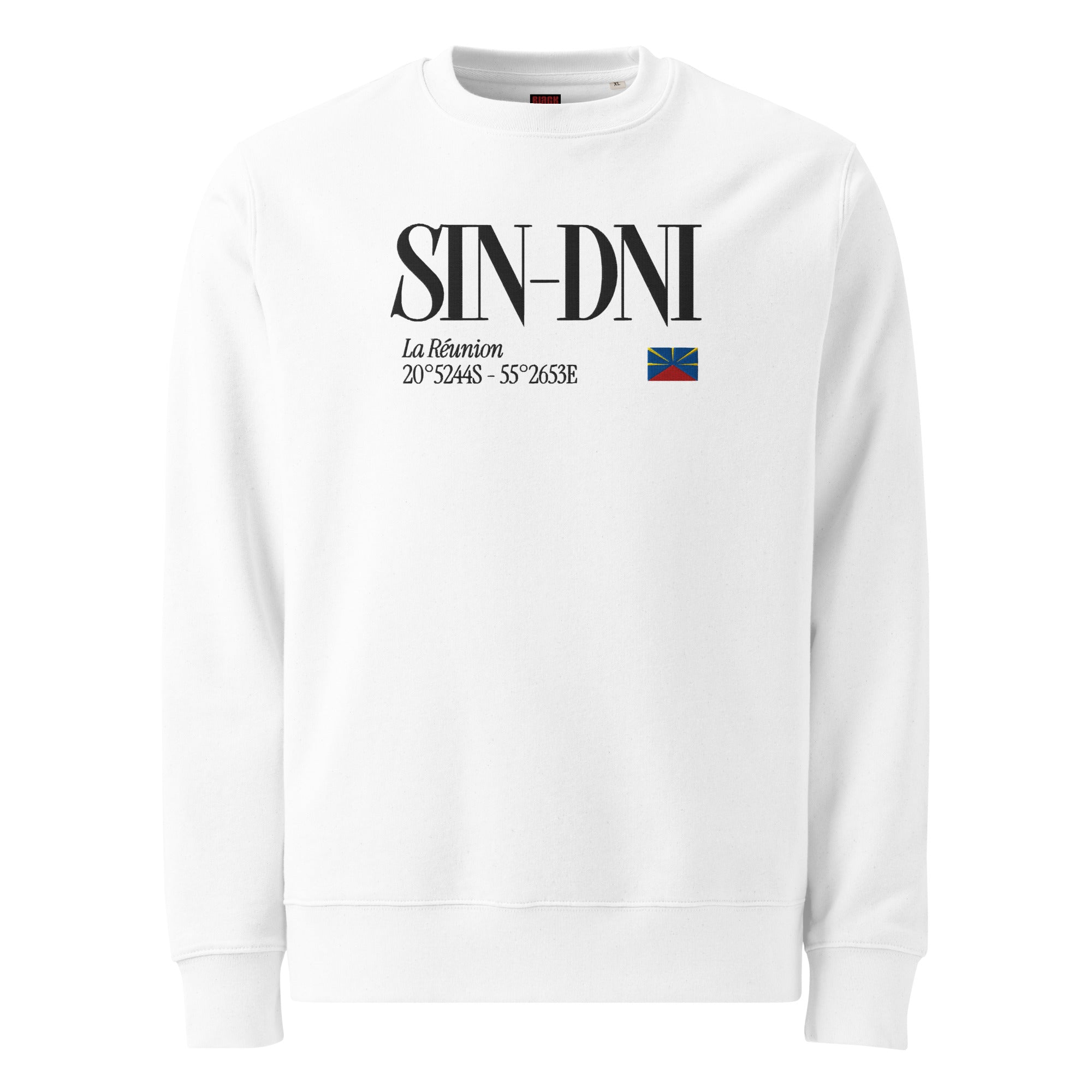 Sweatshirt unisexe - SIN - DNI BRODÉ - BLACK LEGACY STREETWEAR