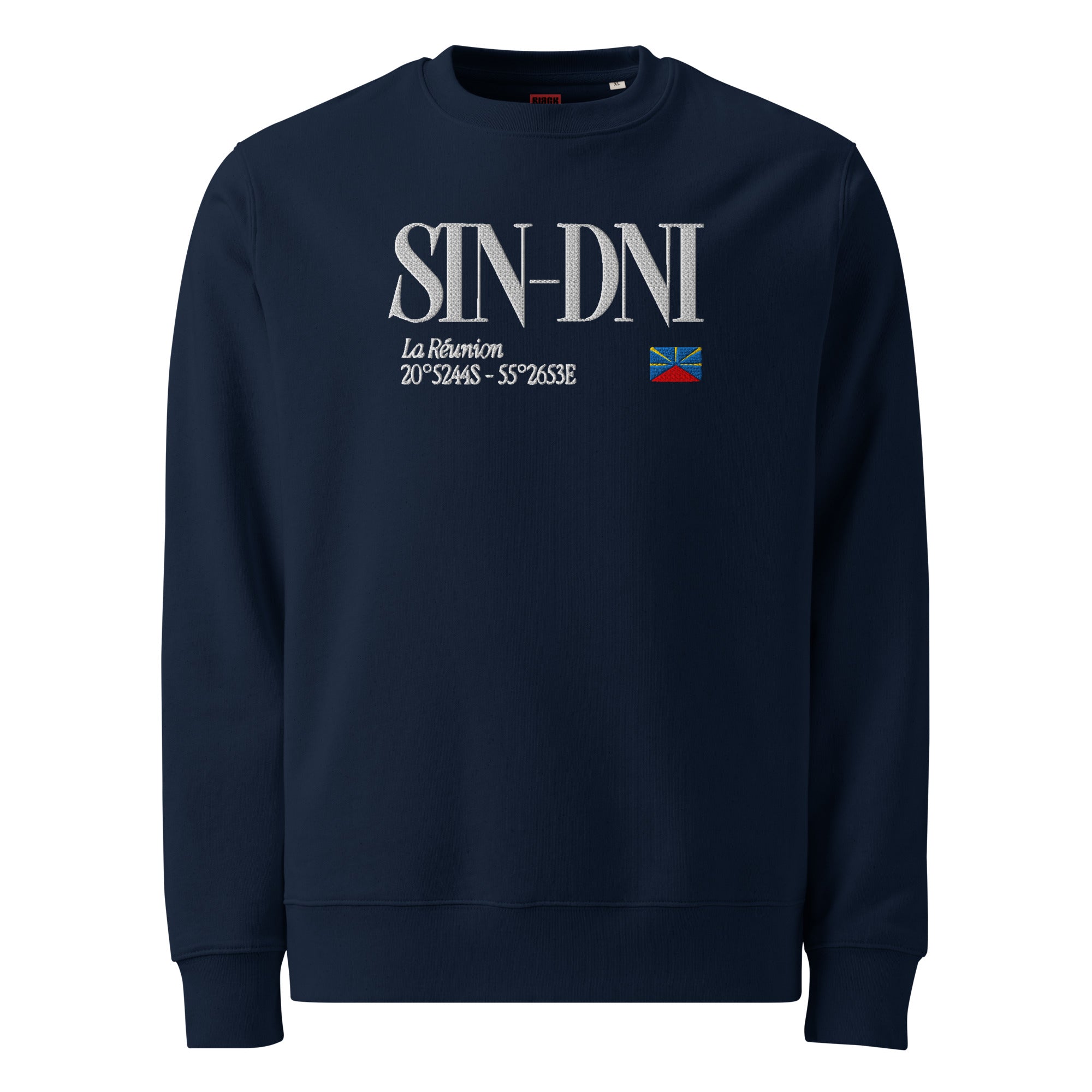 Sweatshirt unisexe - SIN - DNI BRODÉ - BLACK LEGACY STREETWEAR