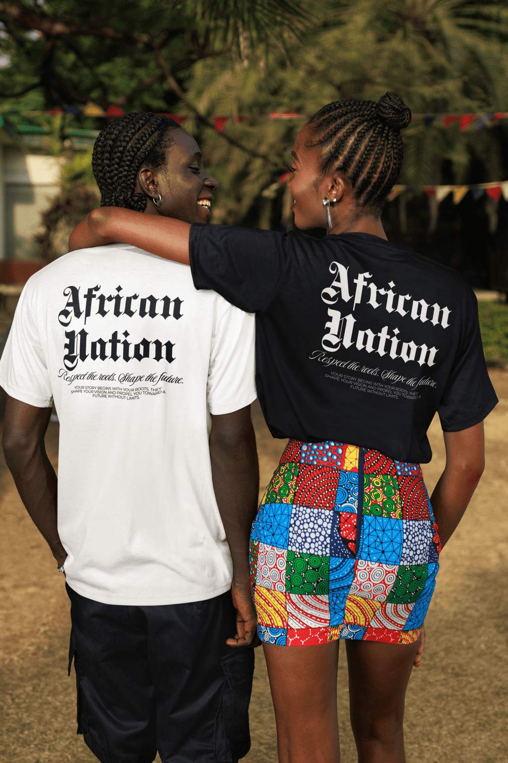 T-shirt unisexe - AFRICAN NATION - BLACK LEGACY STREETWEAR