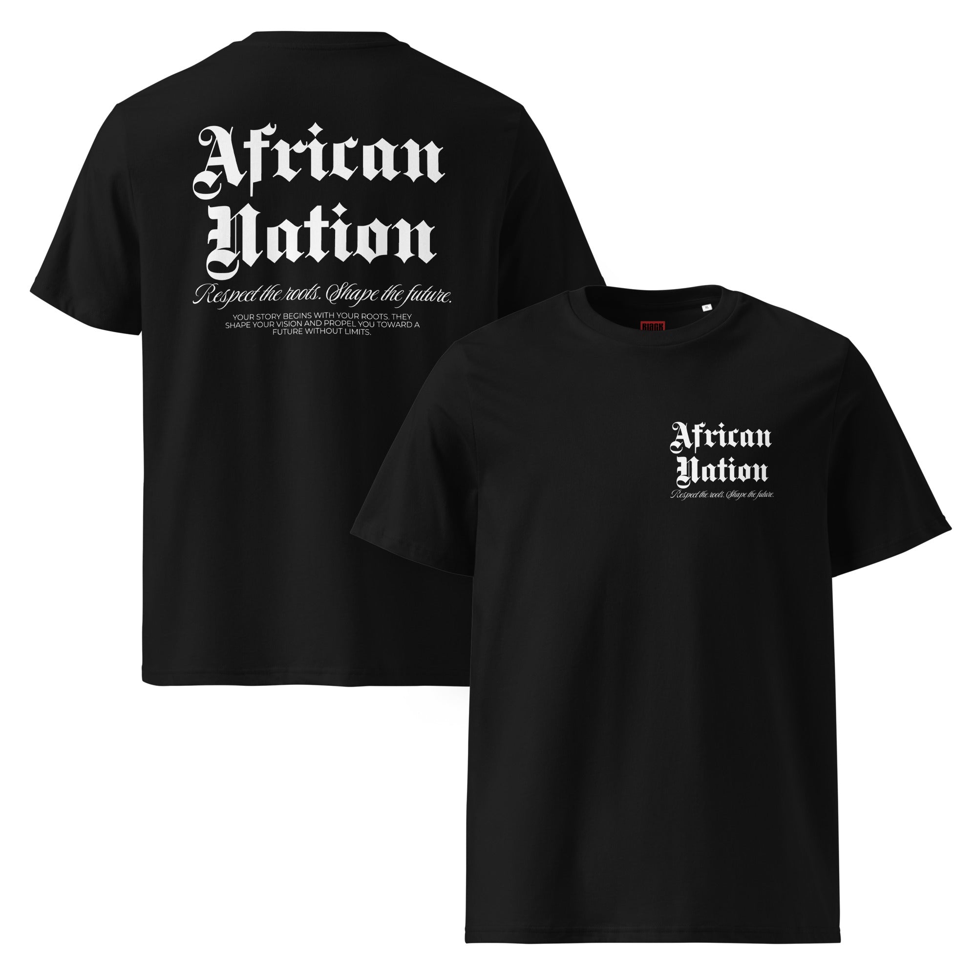 T-shirt unisexe - AFRICAN NATION - BLACK LEGACY STREETWEAR