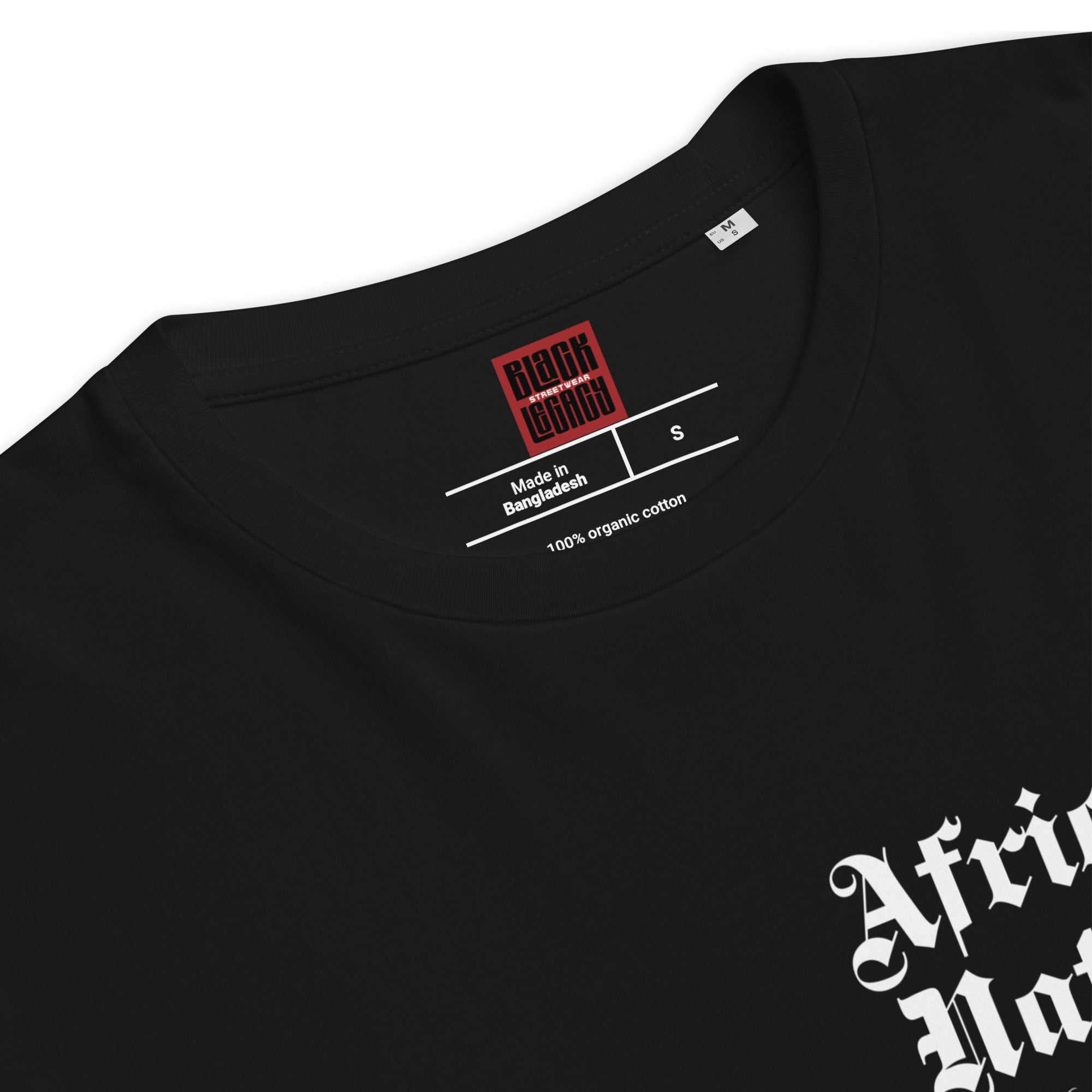 T-shirt unisexe - AFRICAN NATION BLACK LEGACY STREETWEAR