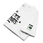T-SHIRT UNISEXE - KREYOL CULTURE - DRAPEAU MARTINIQUE CARTE MADRAS - BLACK LEGACY STREETWEAR