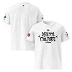 T-shirt unisexe - KREYOL CULTURE - DRAPEAU HAITI CARTE MADRAS - BLACK LEGACY STREETWEAR