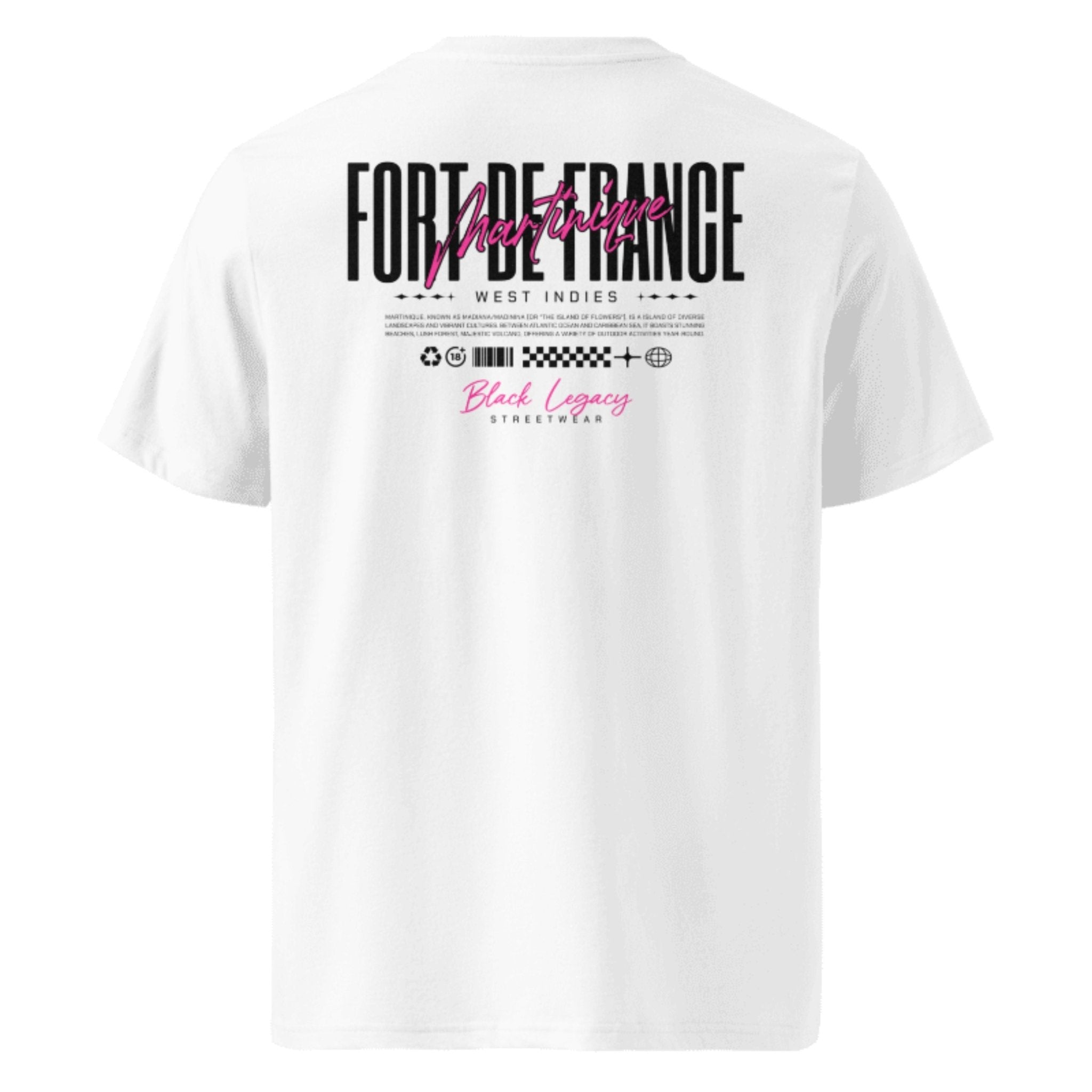 T-shirt unisexe - FORT DE FRANCE FLUO - BLACK LEGACY STREETWEAR