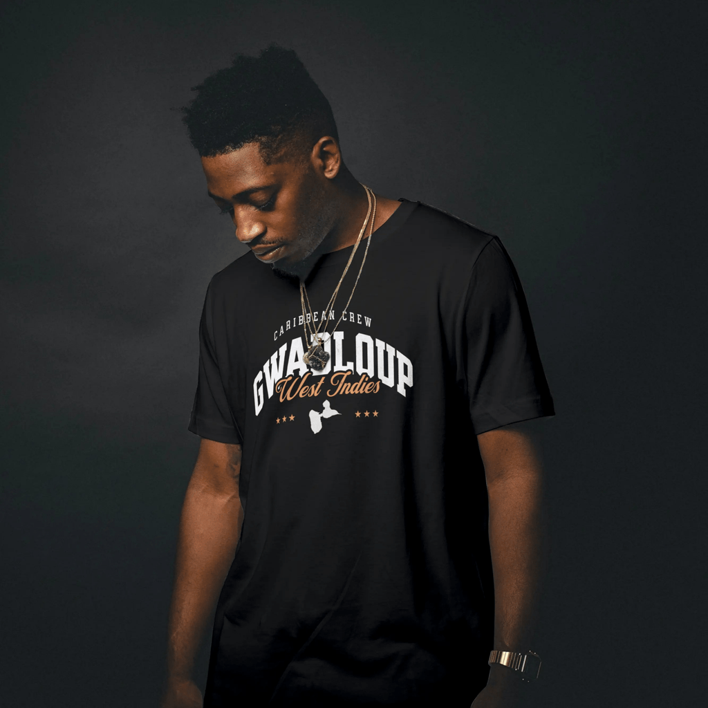 T-shirt unisexe - GWADLOUP WEST INDIES - BLACK LEGACY STREETWEAR