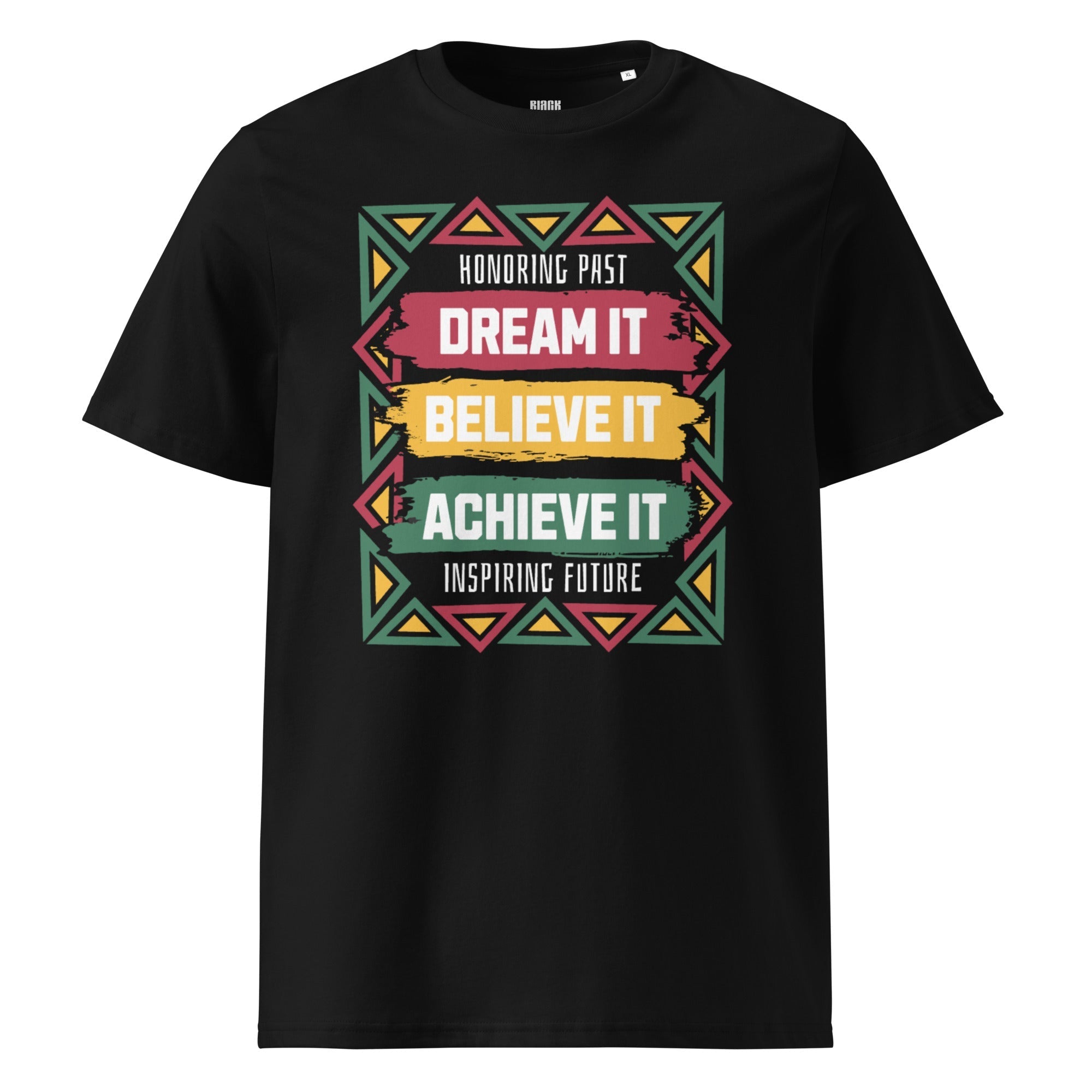 T-shirt unisexe - HONORING PAST - INSPIRING FUTURE - BLACK LEGACY STREETWEAR