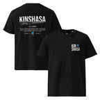 T-shirt unisexe - KINSHASA STAY AUTHENTIC BLACK LEGACY STREETWEAR