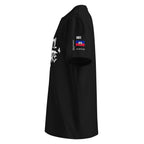 T-shirt unisexe - KREYOL CULTURE - DRAPEAU HAITI CARTE MADRAS - BLACK LEGACY STREETWEAR