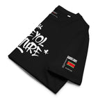 T-SHIRT UNISEXE NOIR - KREYOL CULTURE - DRAPEAU GUADELOUPE CARTE MADRAS - BLACK LEGACY STREETWEAR