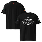 T-SHIRT UNISEXE NOIR - KREYOL CULTURE - DRAPEAU GUADELOUPE CARTE MADRAS - BLACK LEGACY STREETWEAR