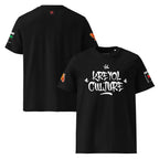 T-SHIRT UNISEXE - KREYOL CULTURE - DRAPEAU MARTINIQUE CARTE MADRAS - BLACK LEGACY STREETWEAR