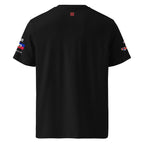 T-shirt unisexe - KREYOL CULTURE - DRAPEAU HAITI CARTE MADRAS - BLACK LEGACY STREETWEAR