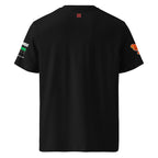 T-SHIRT UNISEXE - KREYOL CULTURE - DRAPEAU MARTINIQUE CARTE MADRAS - BLACK LEGACY STREETWEAR